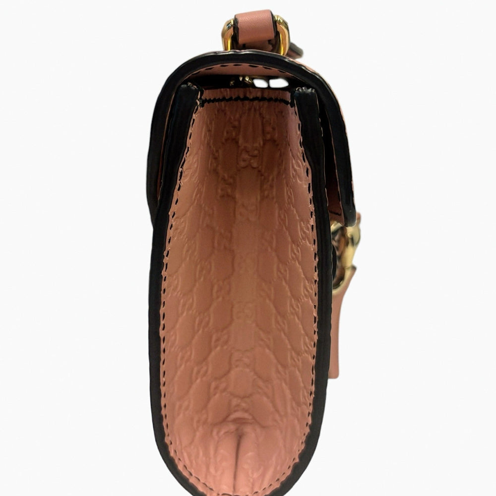 Bolso bandolera Guccissima "Emily", rosa suave