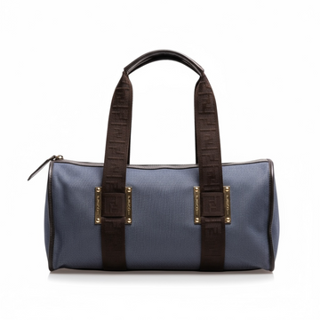 Authentic, Pre-owned Fendi Denim Zip-top Tote Bag
