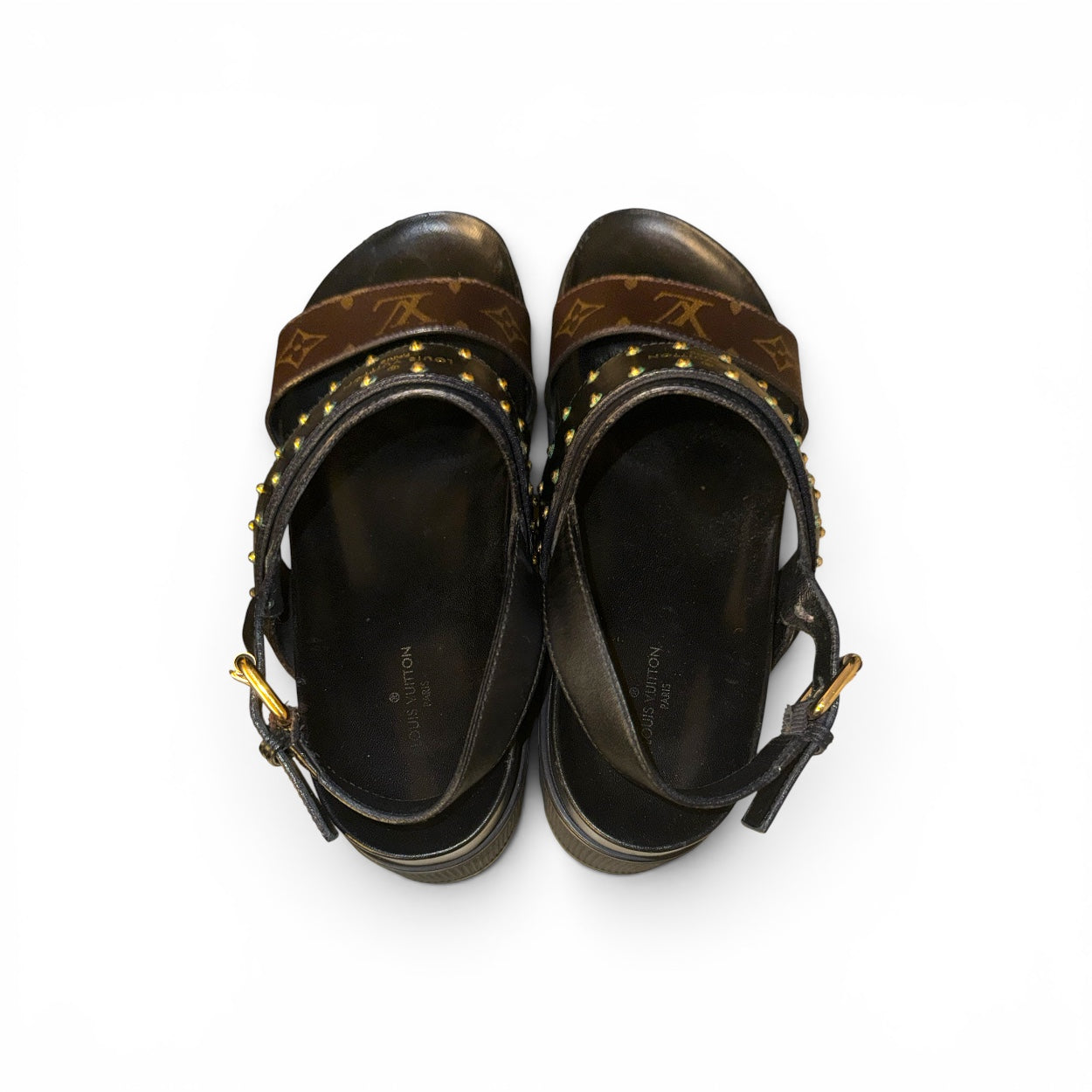Louis Vuitton Laureate Platform Sandals, EU 38