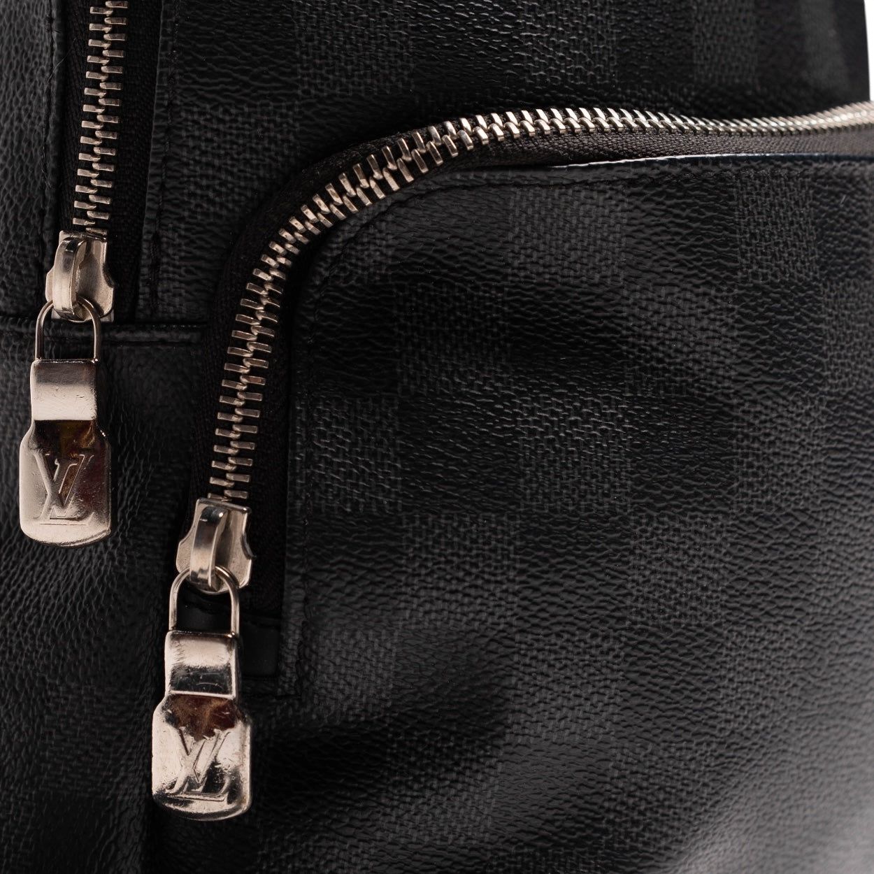 Authentic, Pre-owned Damier Avenue Sling Bag, Graphite