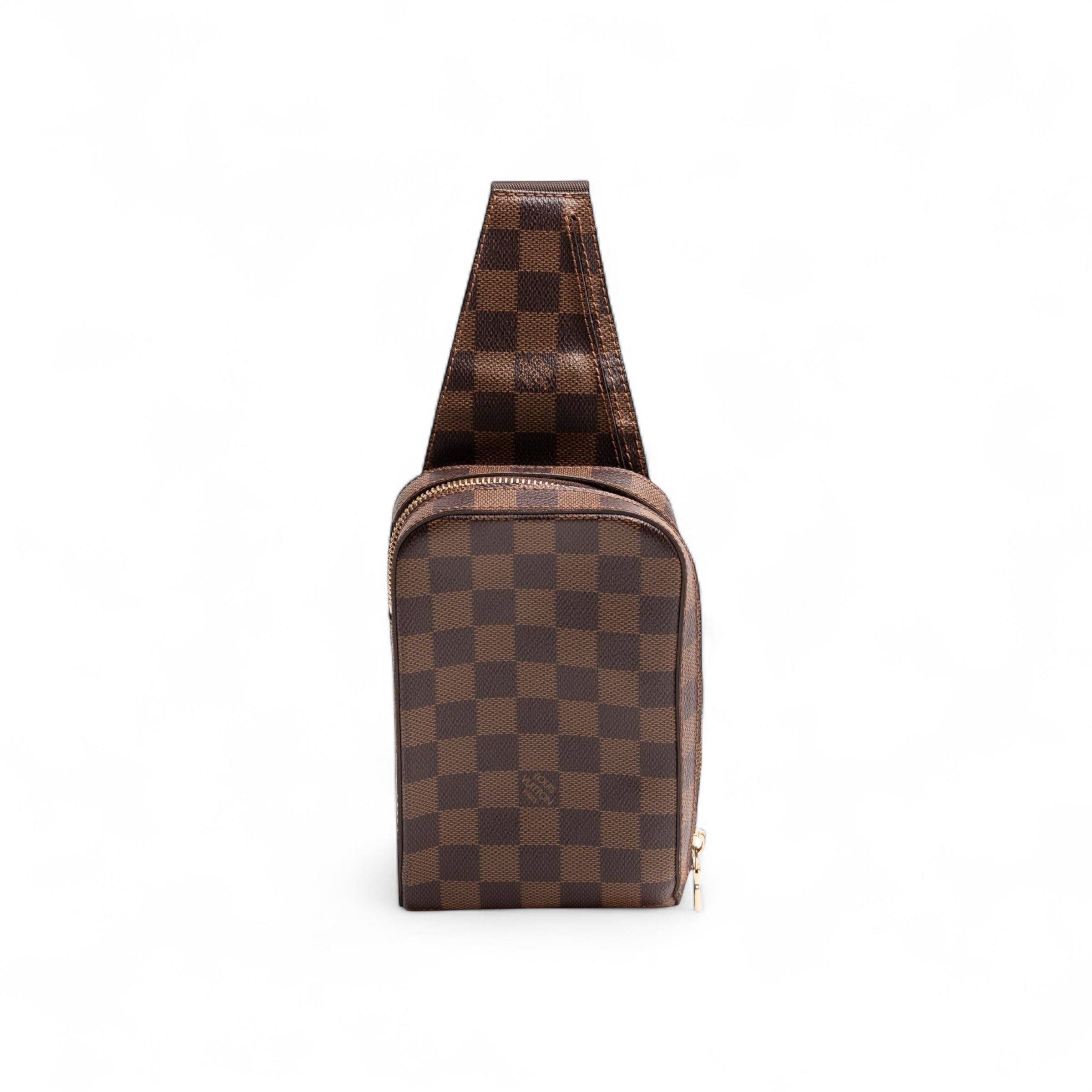 Authentic, Pre-owned Louis Vuitton Ebene Damier Geronimos Sling Blag