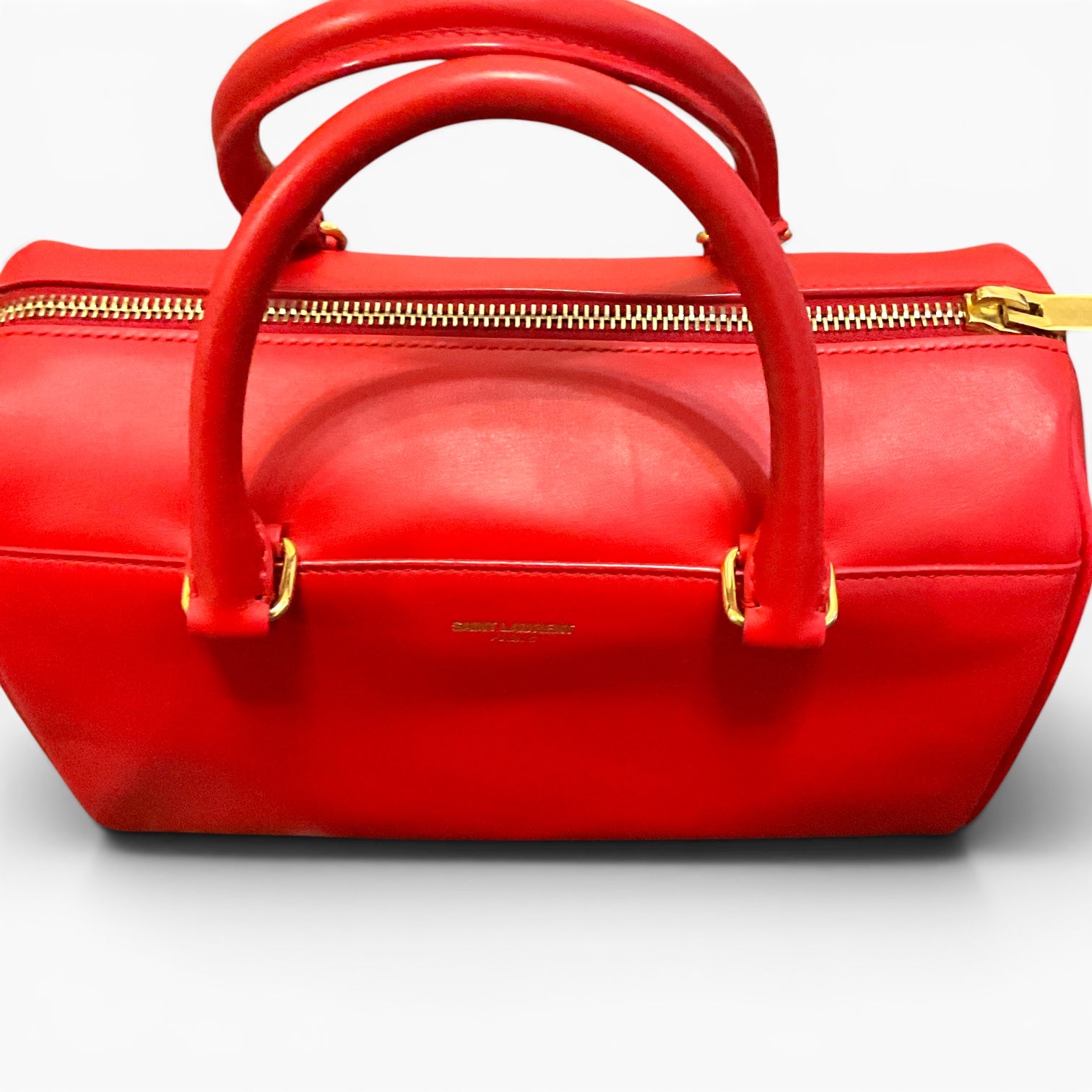 Saint Laurent Baby Duffle Bag, Red