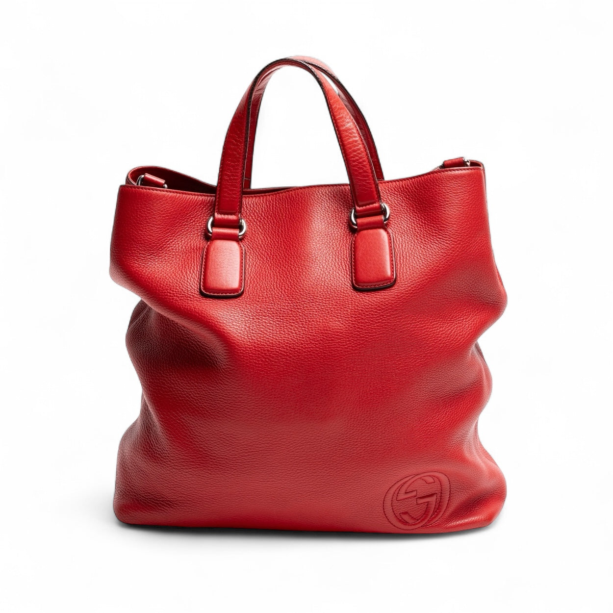 Authentic, Pre-owned Gucci Cellarius Working Tote XL, Tobasco