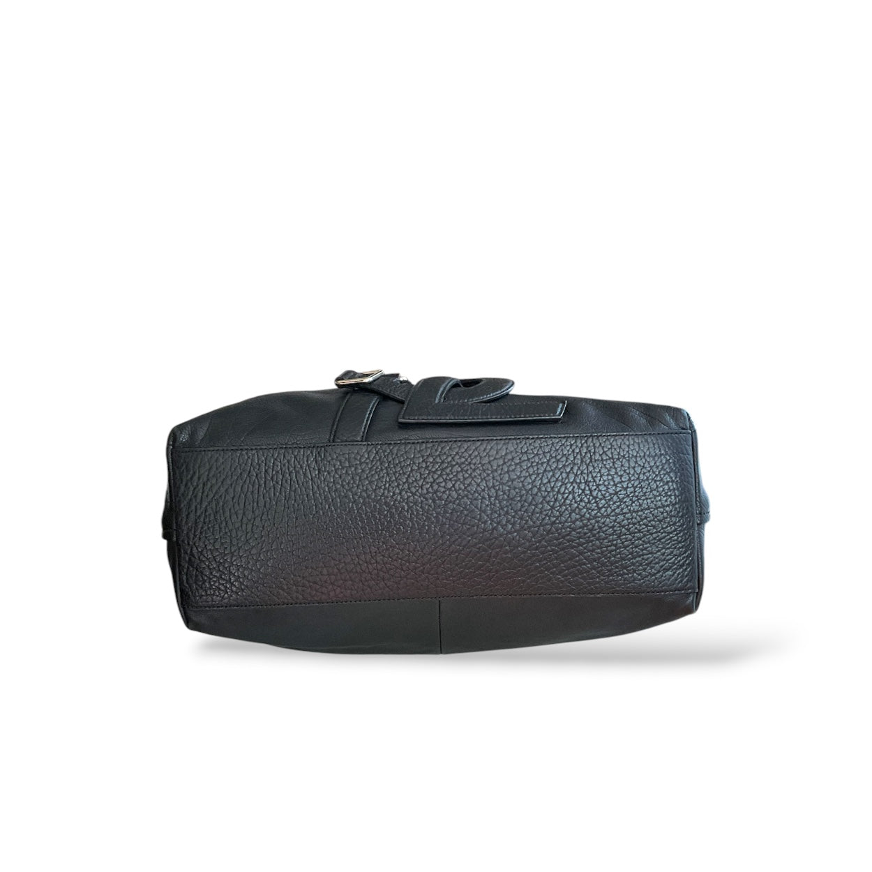 Yves Saint Laurent (YSL) Vavin Buckle Tote, Black