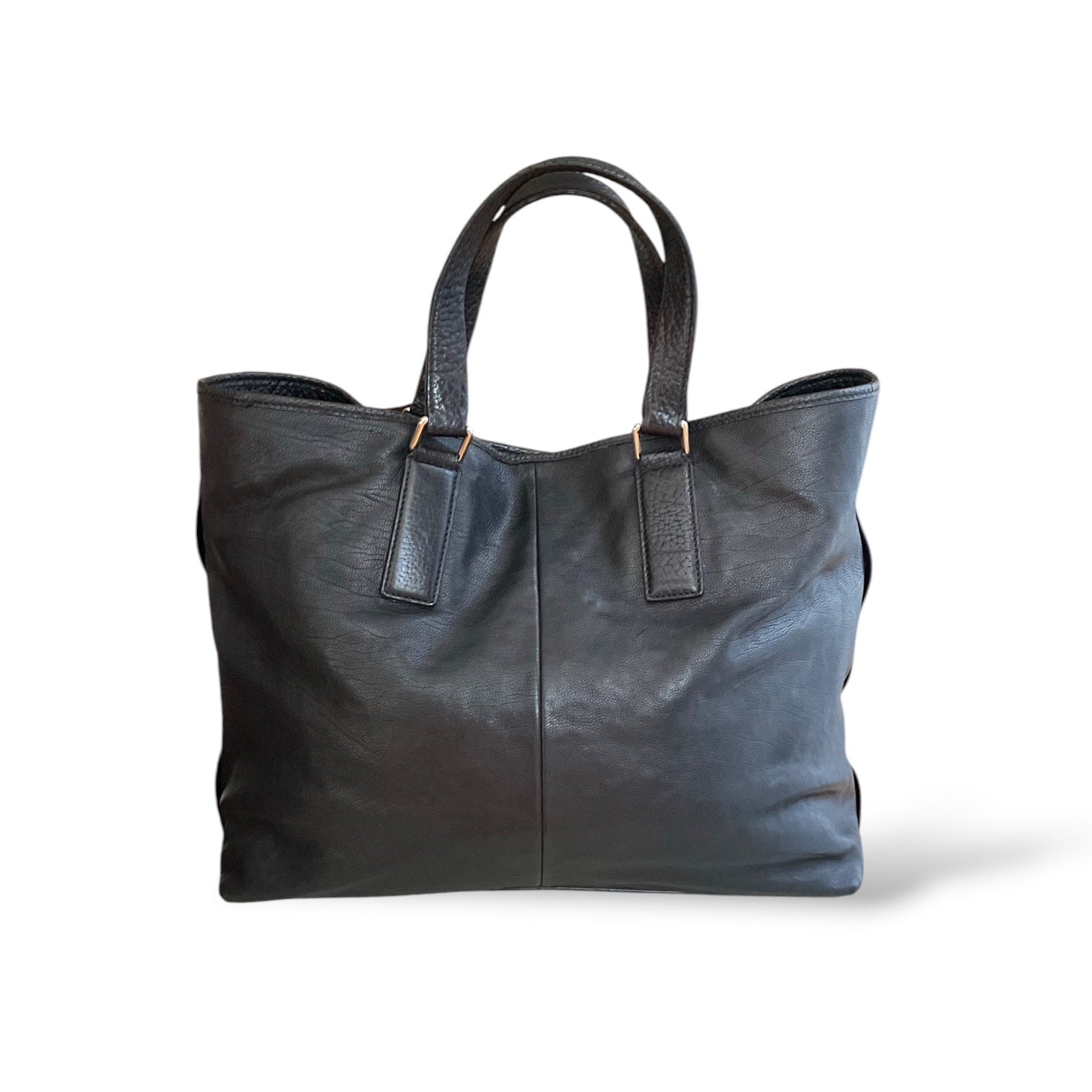 Yves Saint Laurent (YSL) Vavin Buckle Tote, Black