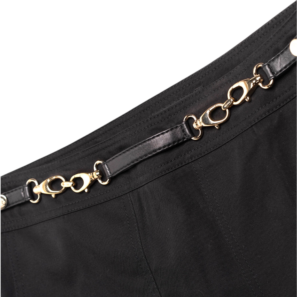 Gucci Plissee-Minirock, Schwarz, Größe 42