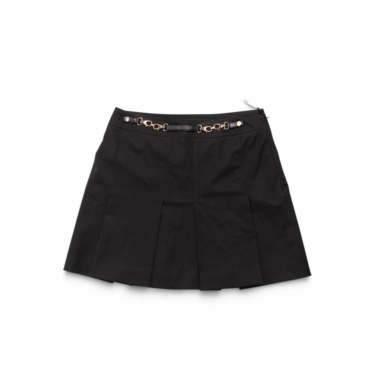 Gucci Plissee-Minirock, Schwarz, Größe 42