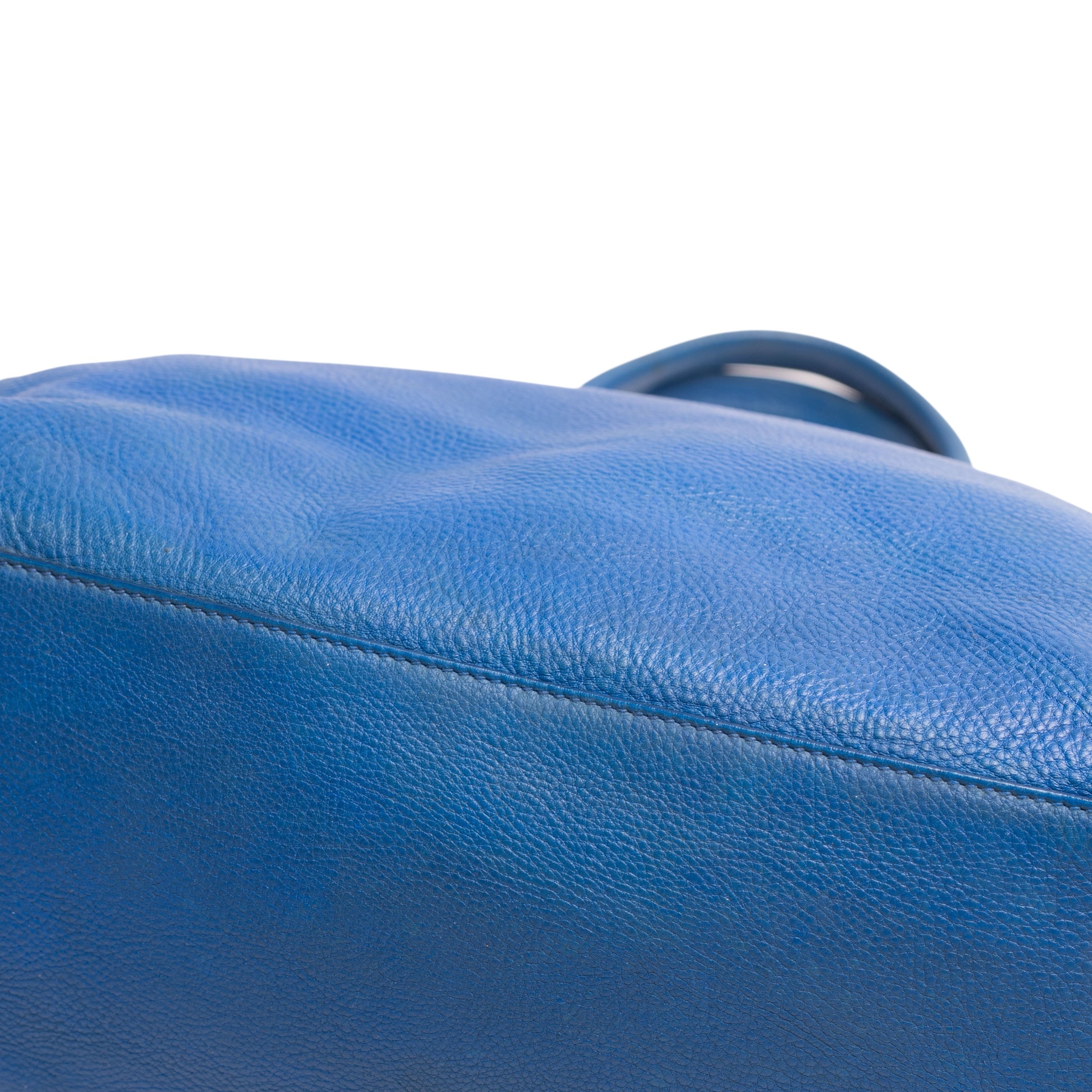 Prada Vitello Daino Cobalto Bolsa de tela