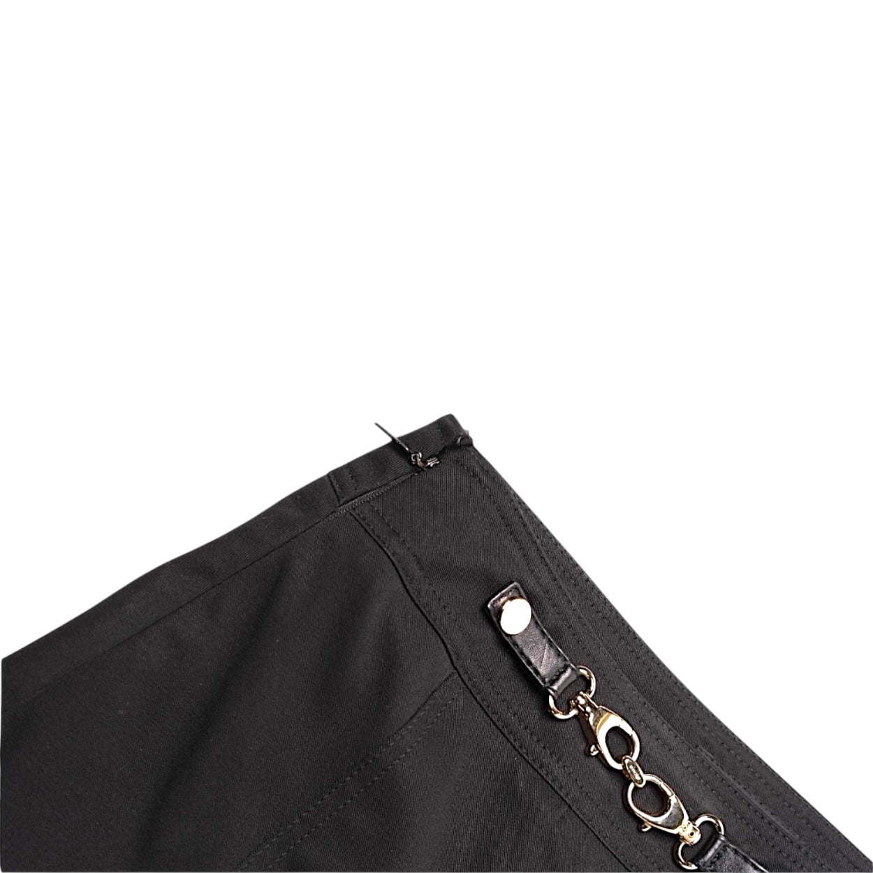 Gucci Plissee-Minirock, Schwarz, Größe 42