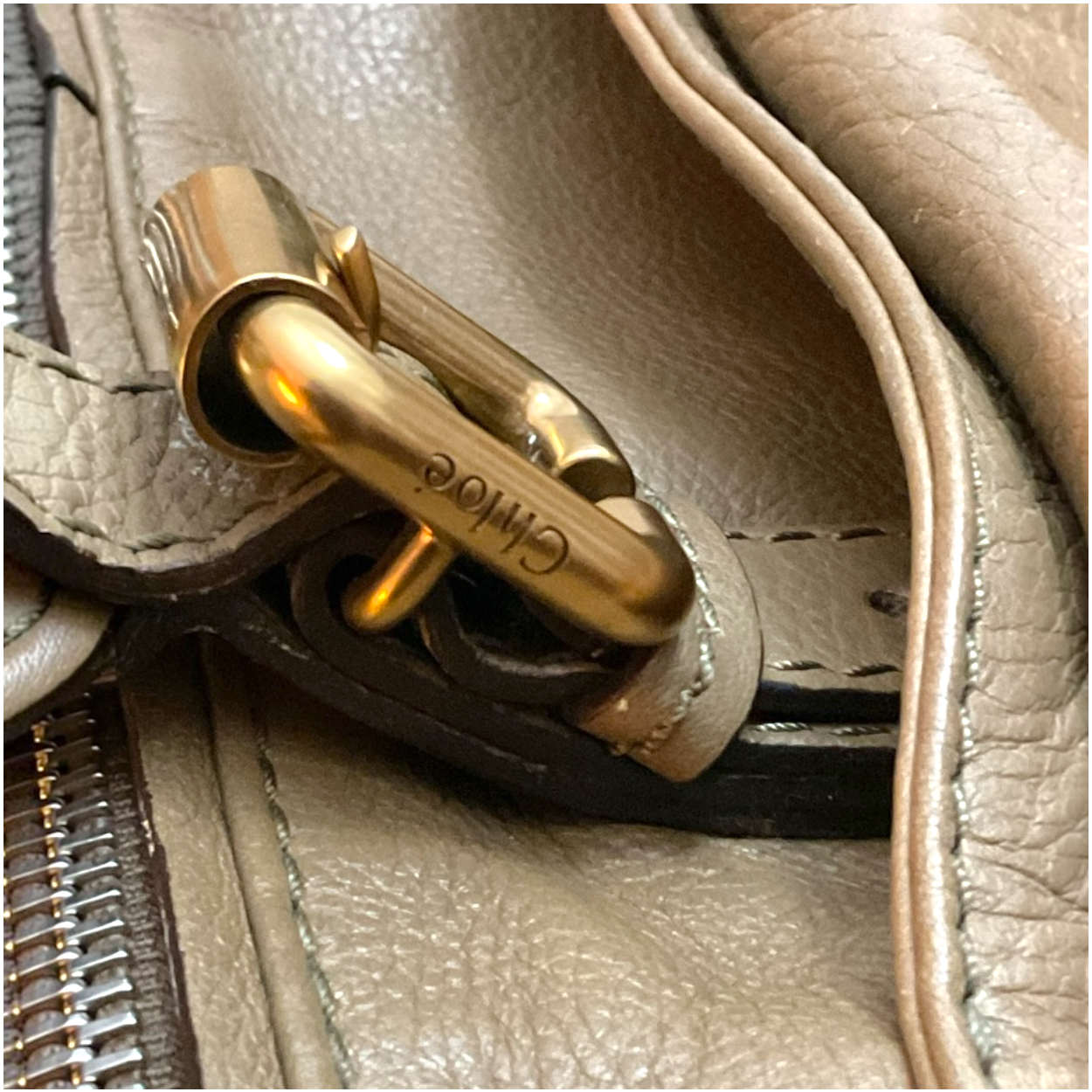 Chloe Capsule Paddington Bag, Light Brown