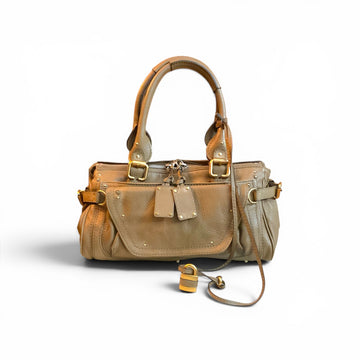 Chloe Capsule Paddington Bag, Light Brown