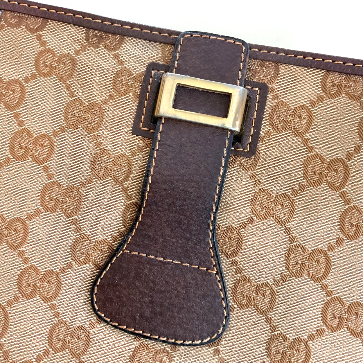 Gucci Vintage Canvas Portfolio/ Document Case