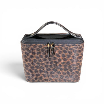 Loewe Leopard Print Vanity Bag
