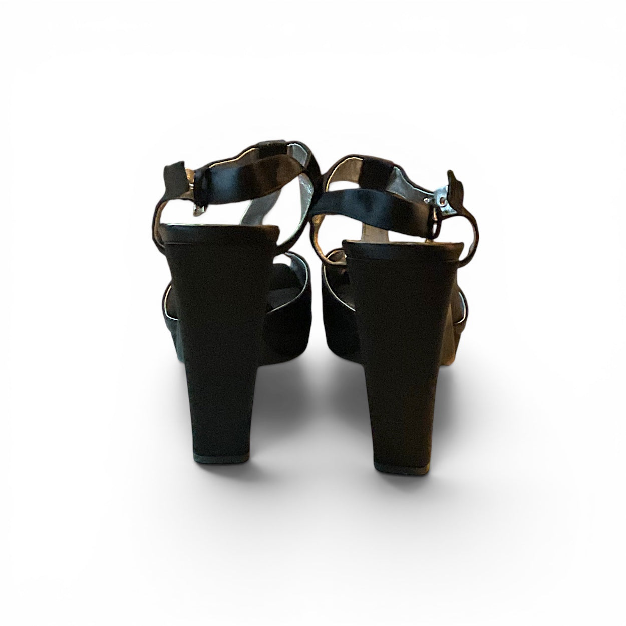 Prada Vintage Satin T-strap Sandals, 40