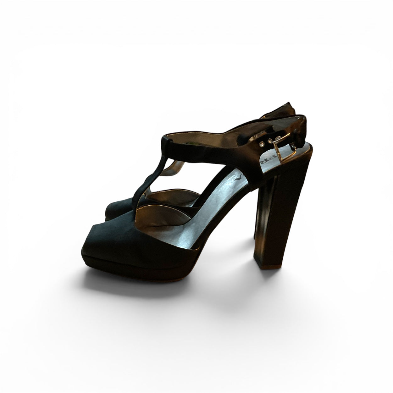 Prada Vintage Satin T-strap Sandals, 40