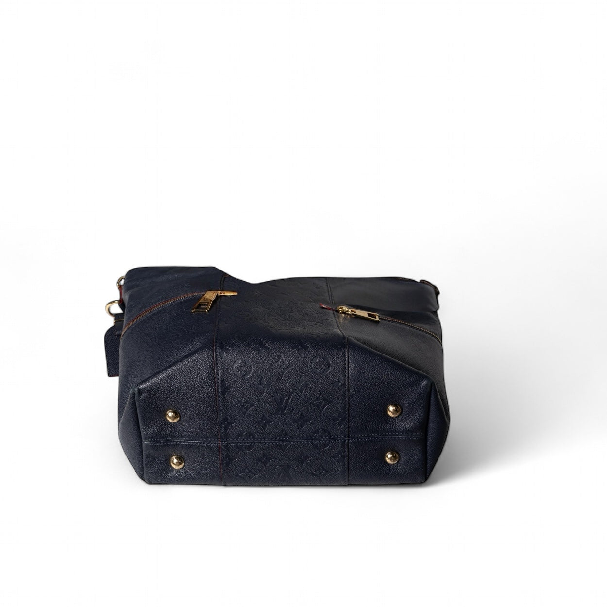 Authentic, Pre-owned Louis Vuitton Melie Monogram Empreinte Bag, Navy