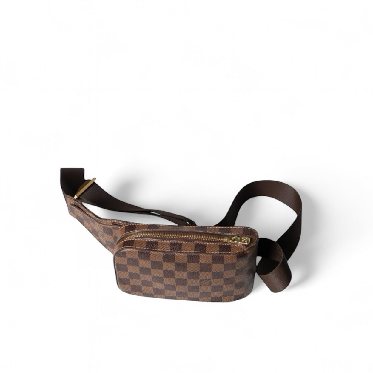 Authentic, Pre-owned Louis Vuitton Ebene Damier Geronimos Sling Blag