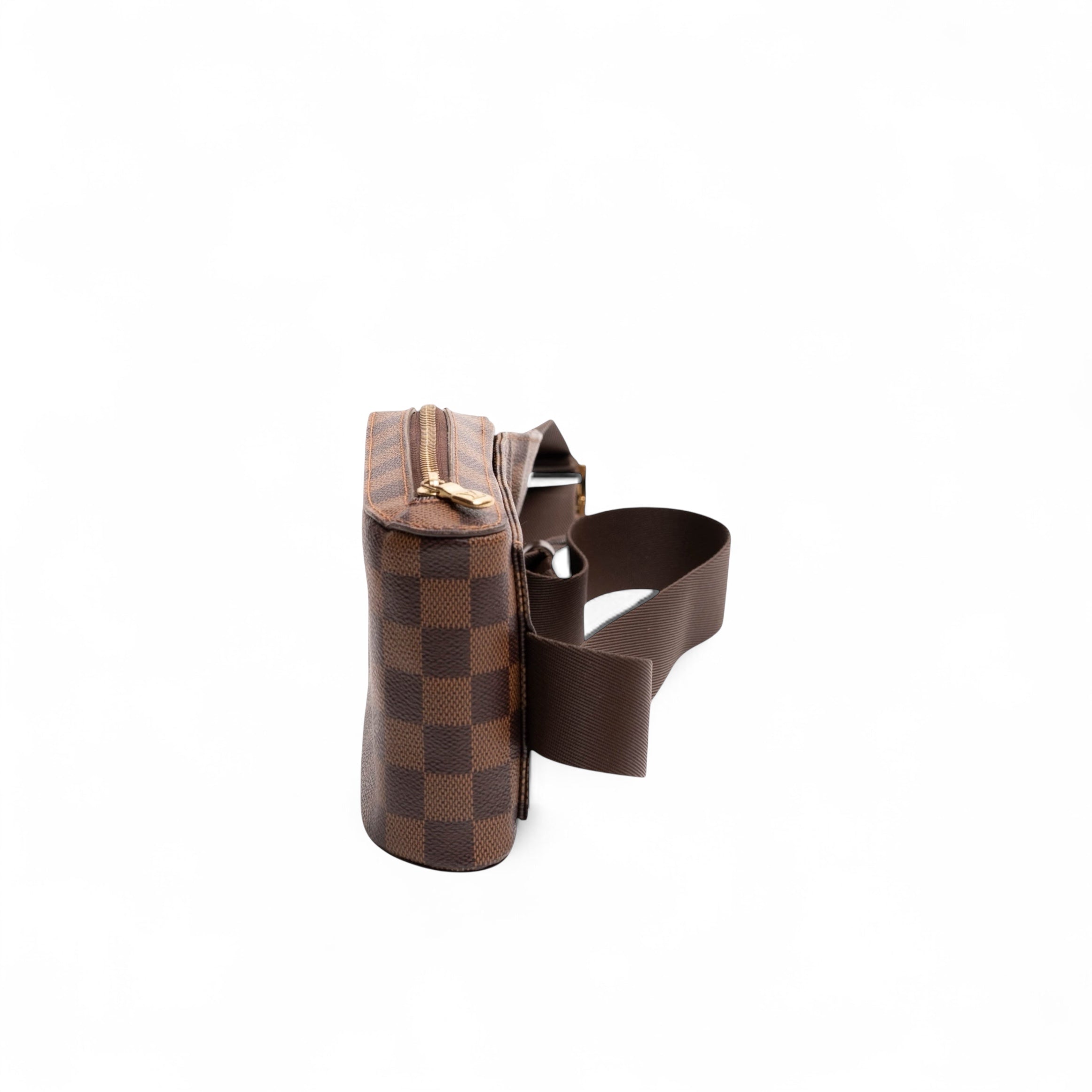 Authentic, Pre-owned Louis Vuitton Ebene Damier Geronimos Sling Blag