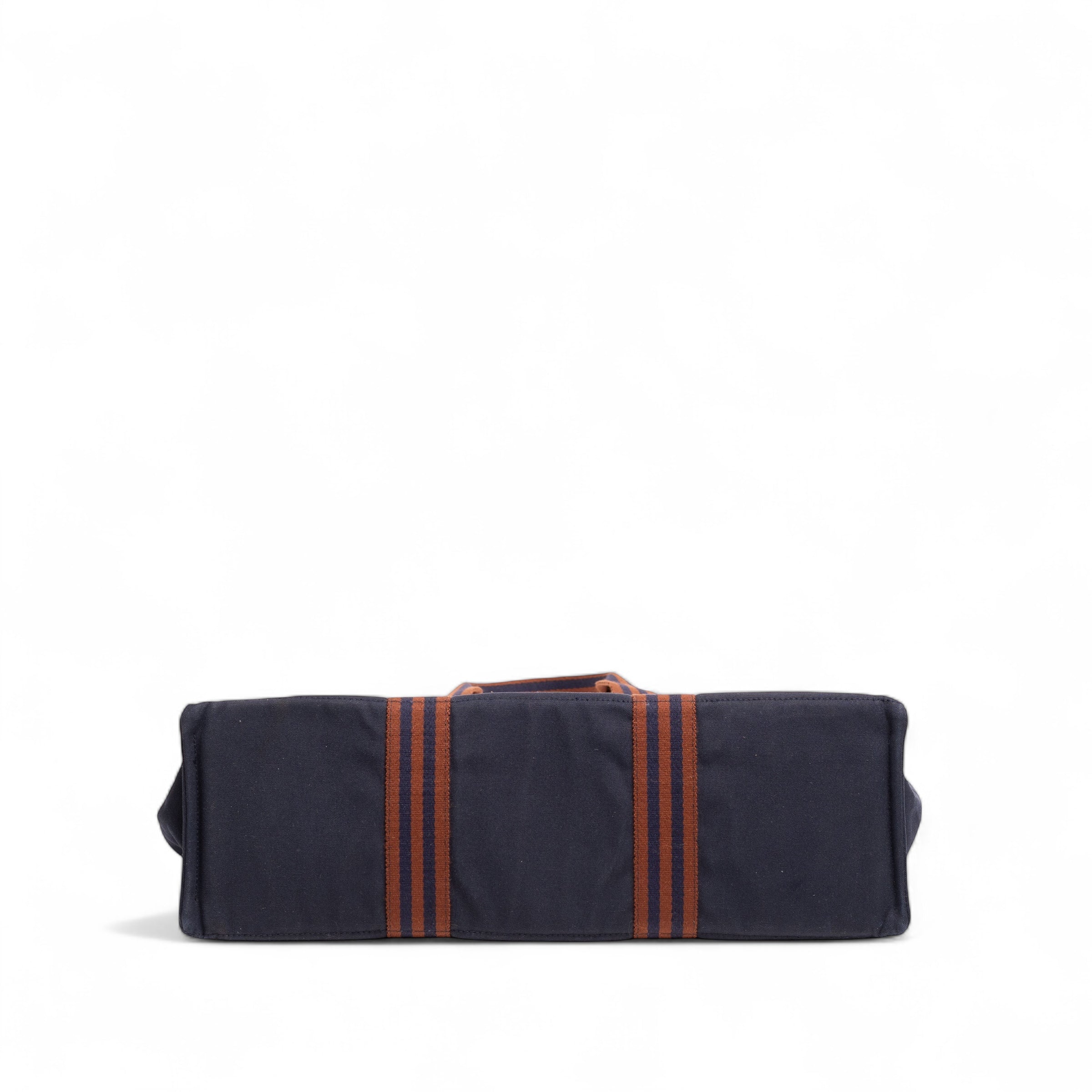 Hermes Toile Fourre Toute PM, Azul