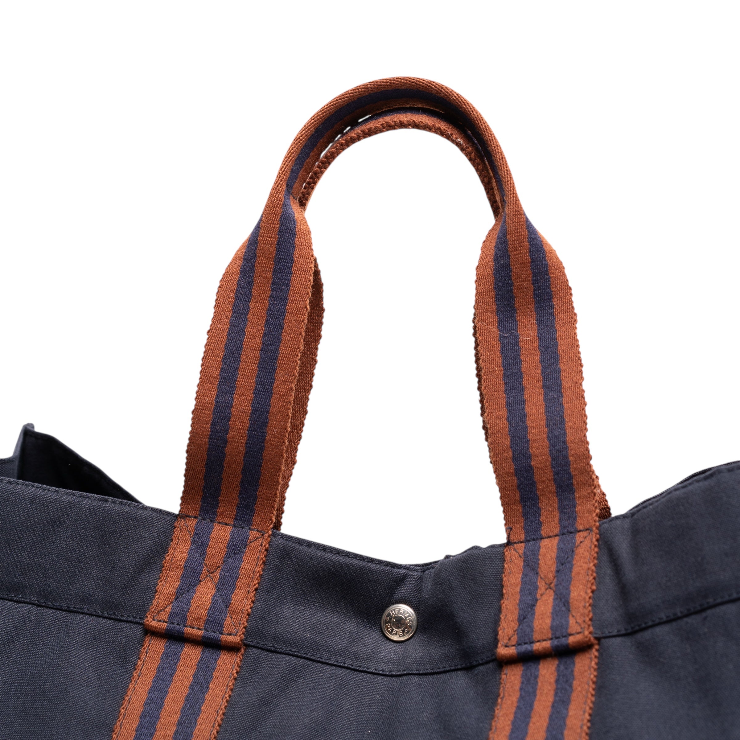 Hermes Toile Fourre Toute PM, Azul