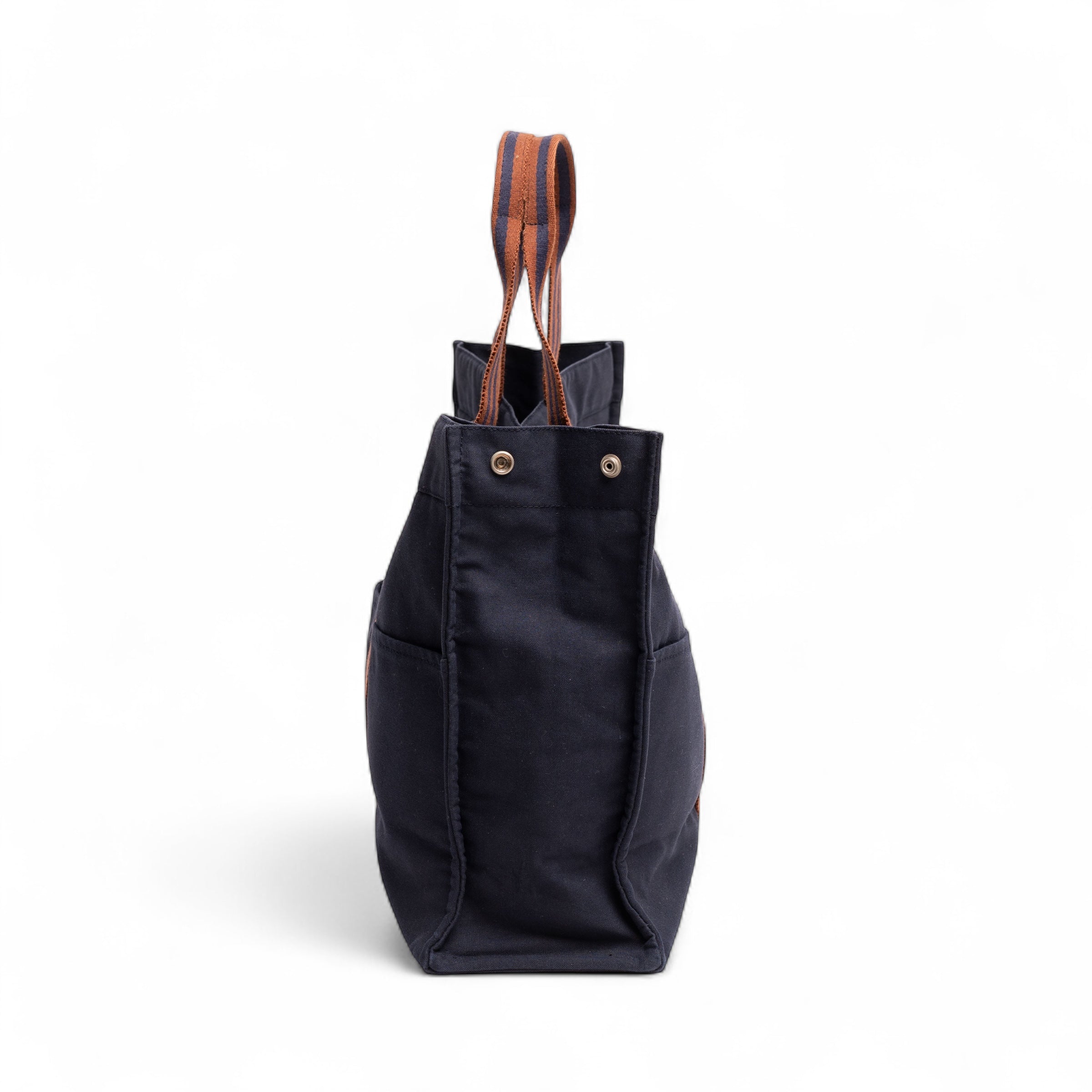 Hermes Toile Fourre Toute PM, Azul