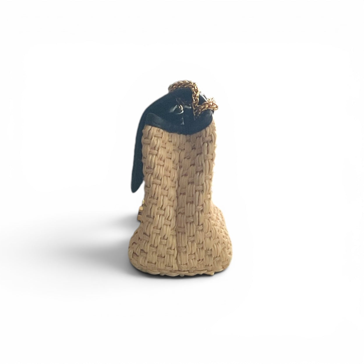 Furla Metropolis Nuvola Rattan & Leather Mini Mini Crossbody Bag