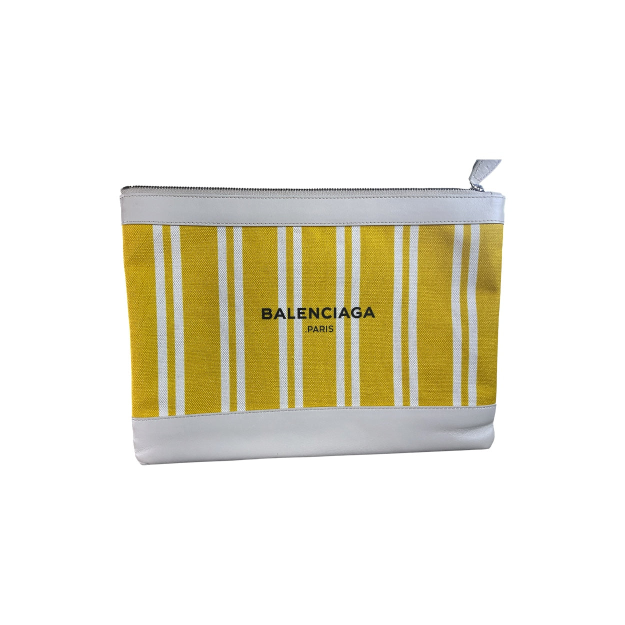 Balenciaga Navy Clip M Clutch Bag