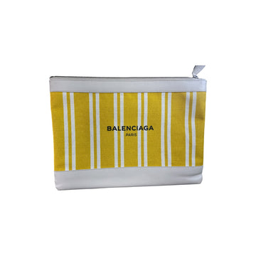 Balenciaga Navy Clip M Clutch Bag