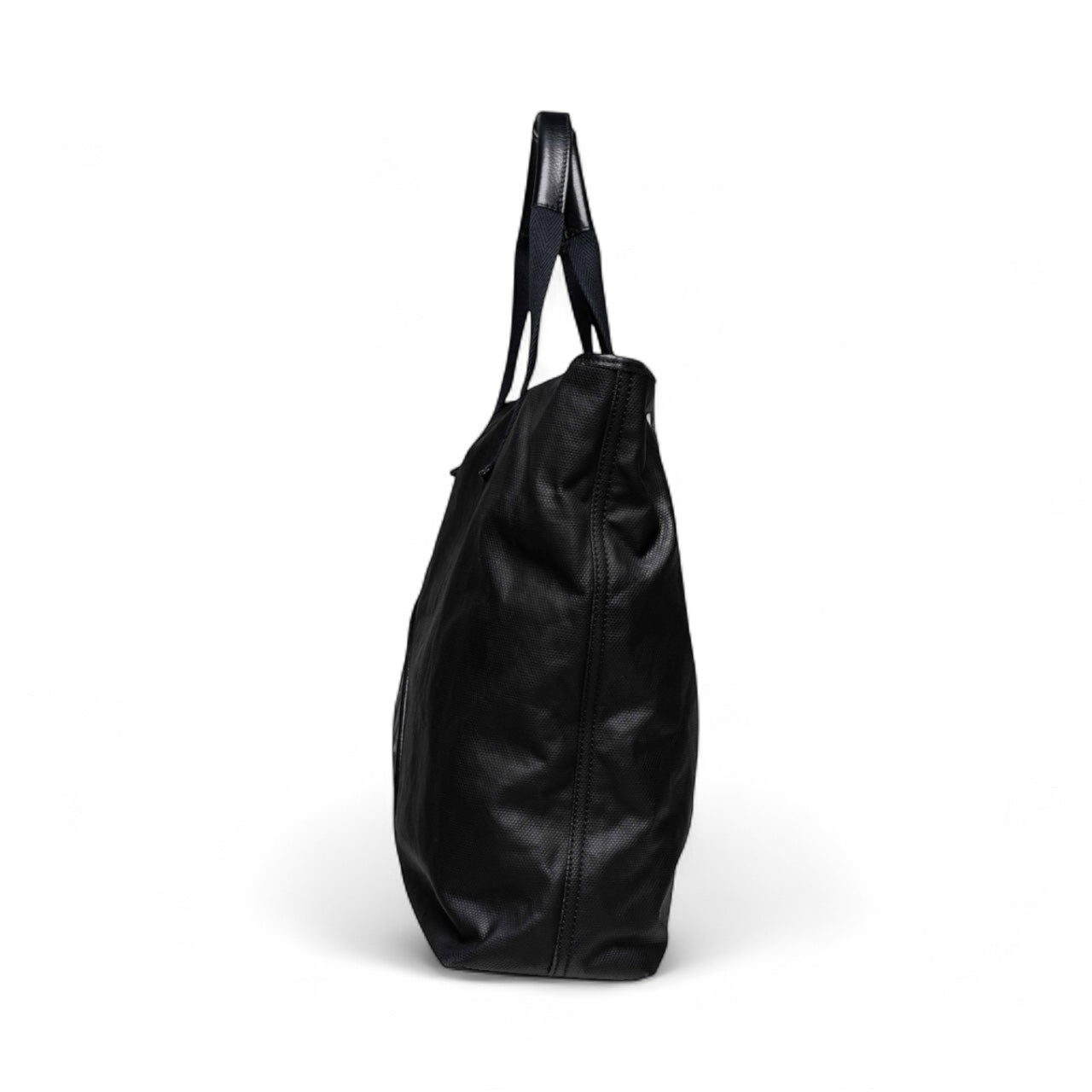 Yves Saint Laurent (YSL) Tragetasche aus Canvas und Leder, Schwarz