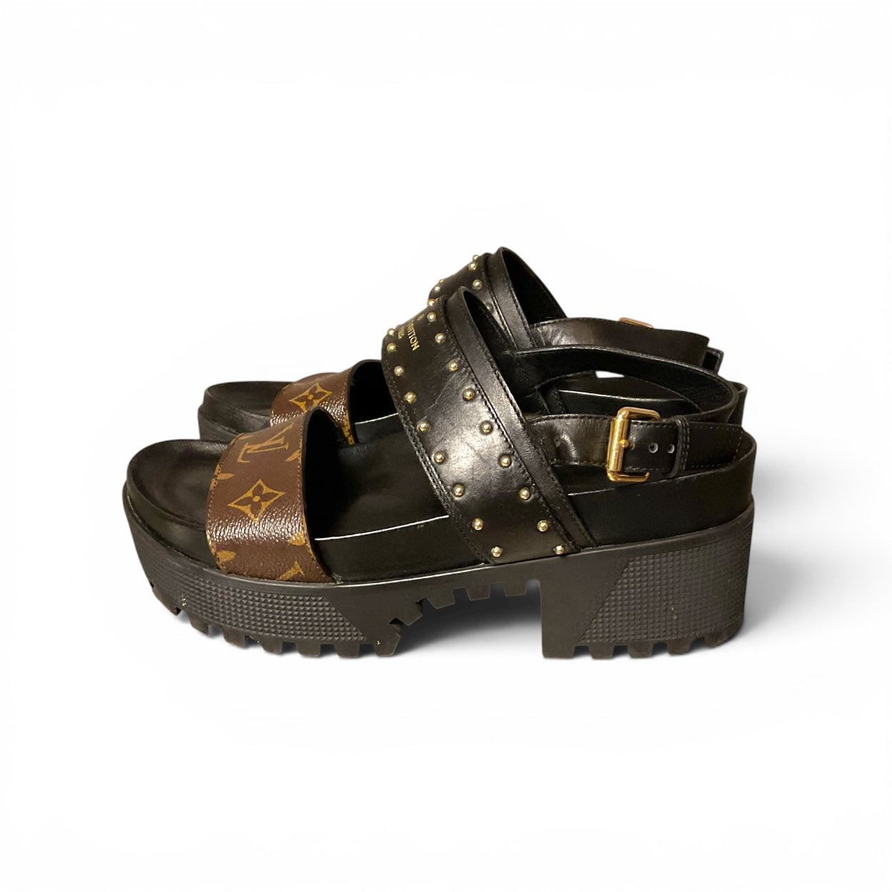 Louis Vuitton Laureate Platform Sandals, EU 39