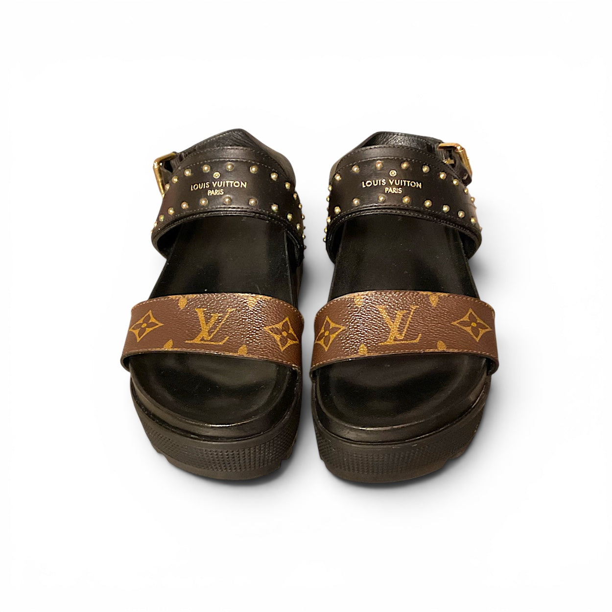 Louis Vuitton Laureate Platform Sandals, EU 39