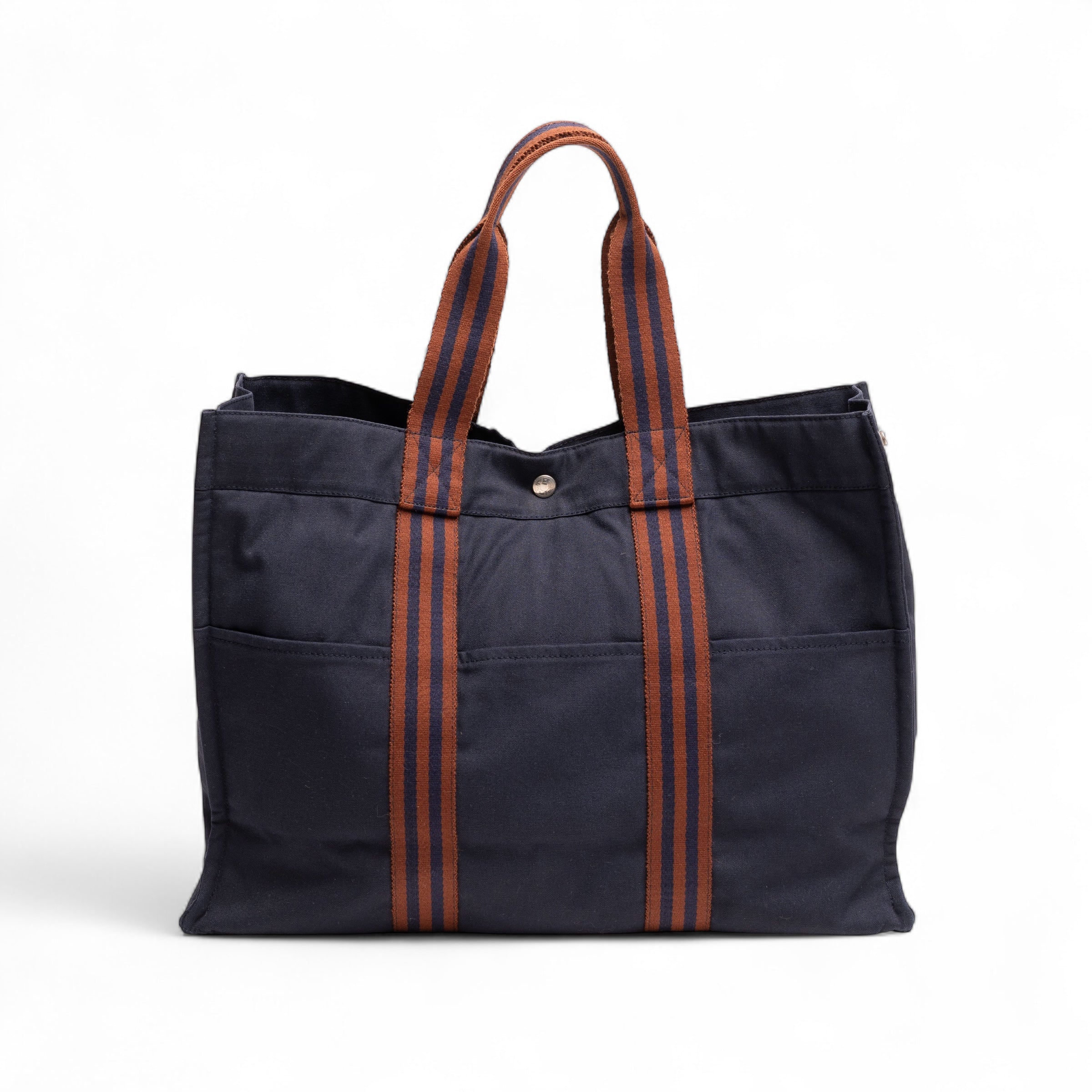 Hermes Toile Fourre Toute PM, Azul