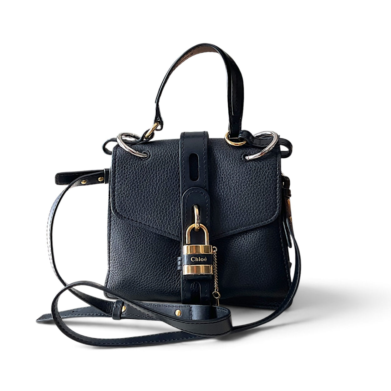 Chloe Small Aby Day Bag, Black