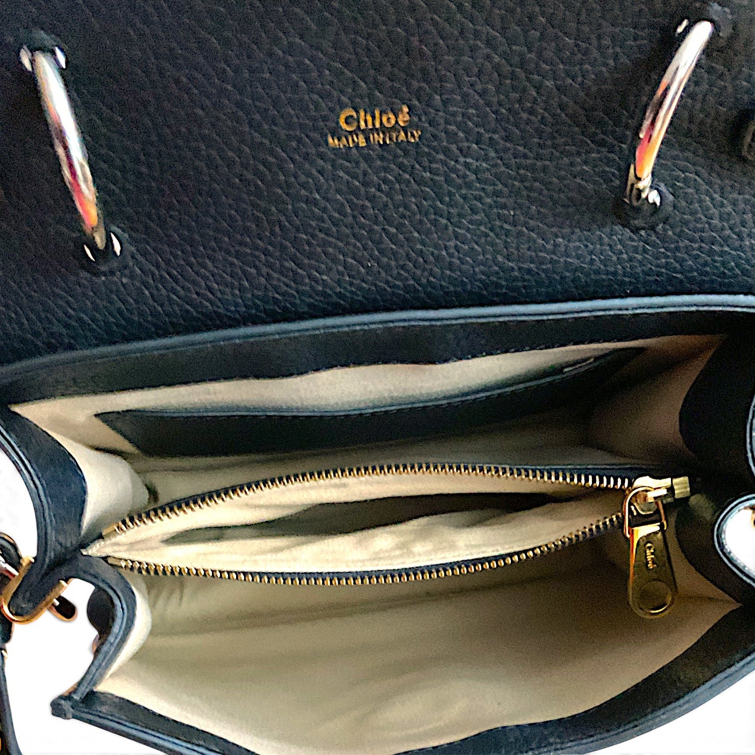 Chloe Small Aby Day Bag, Black