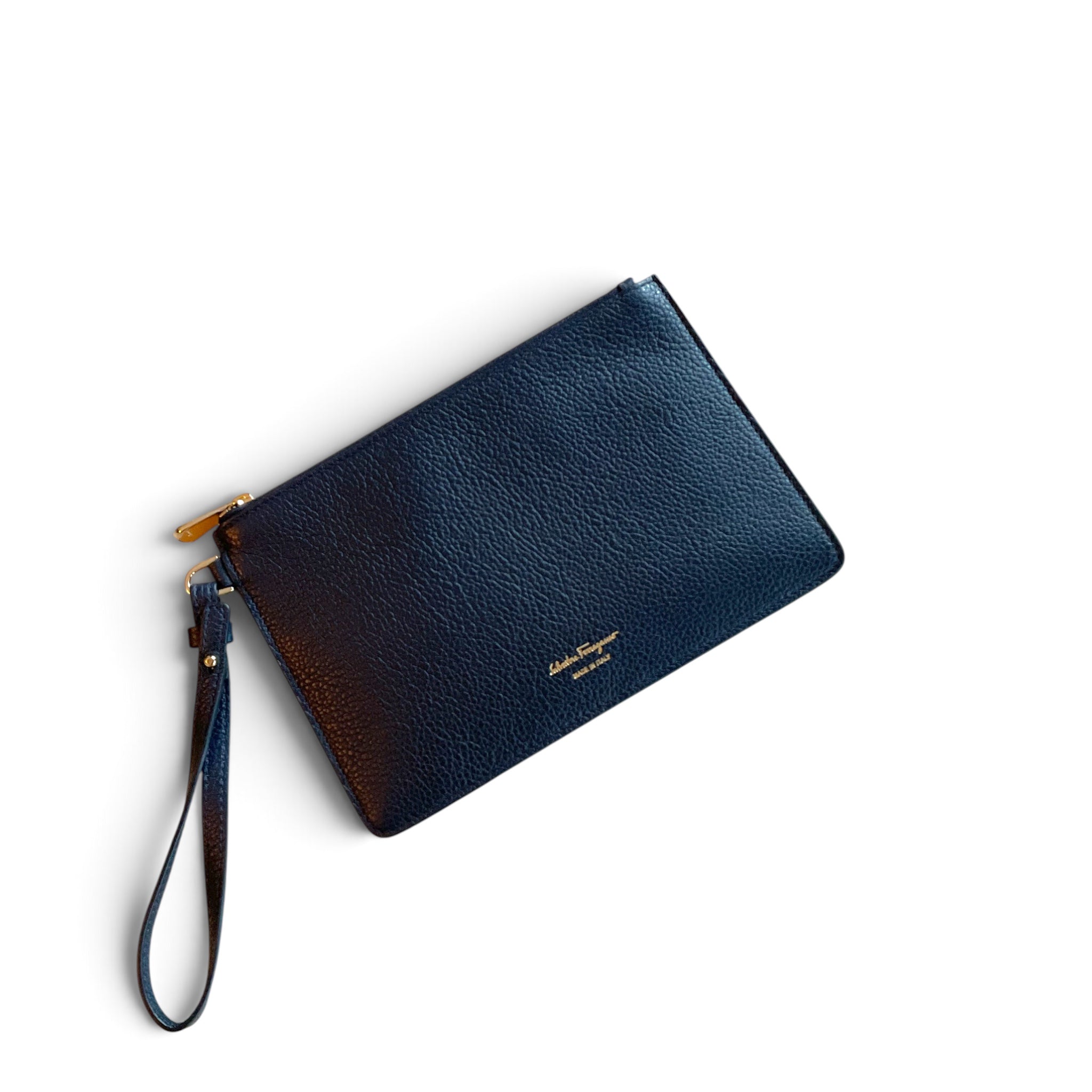 Salvatore Ferragamo Clutch Bag, Navy