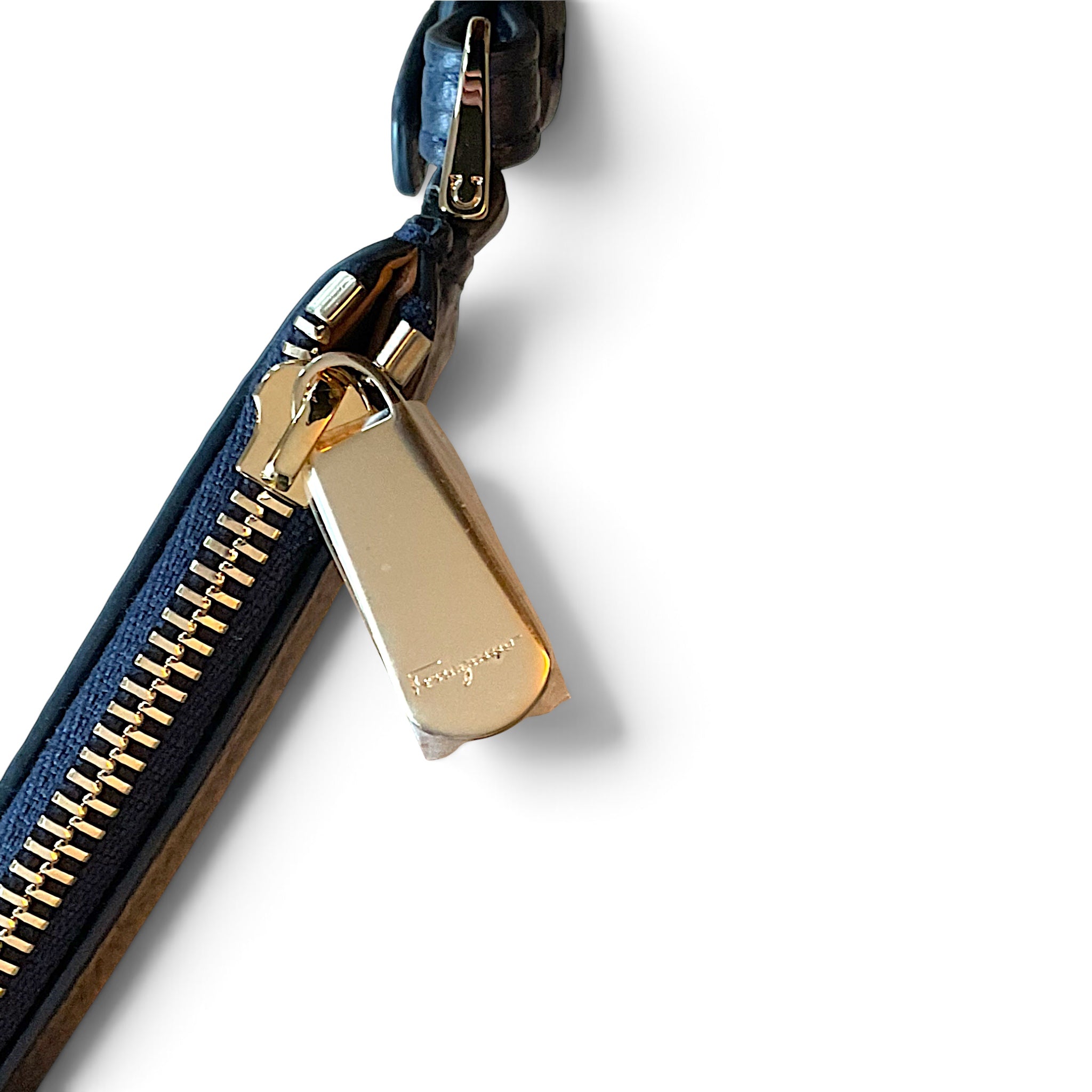 Salvatore Ferragamo Clutch Bag, Navy