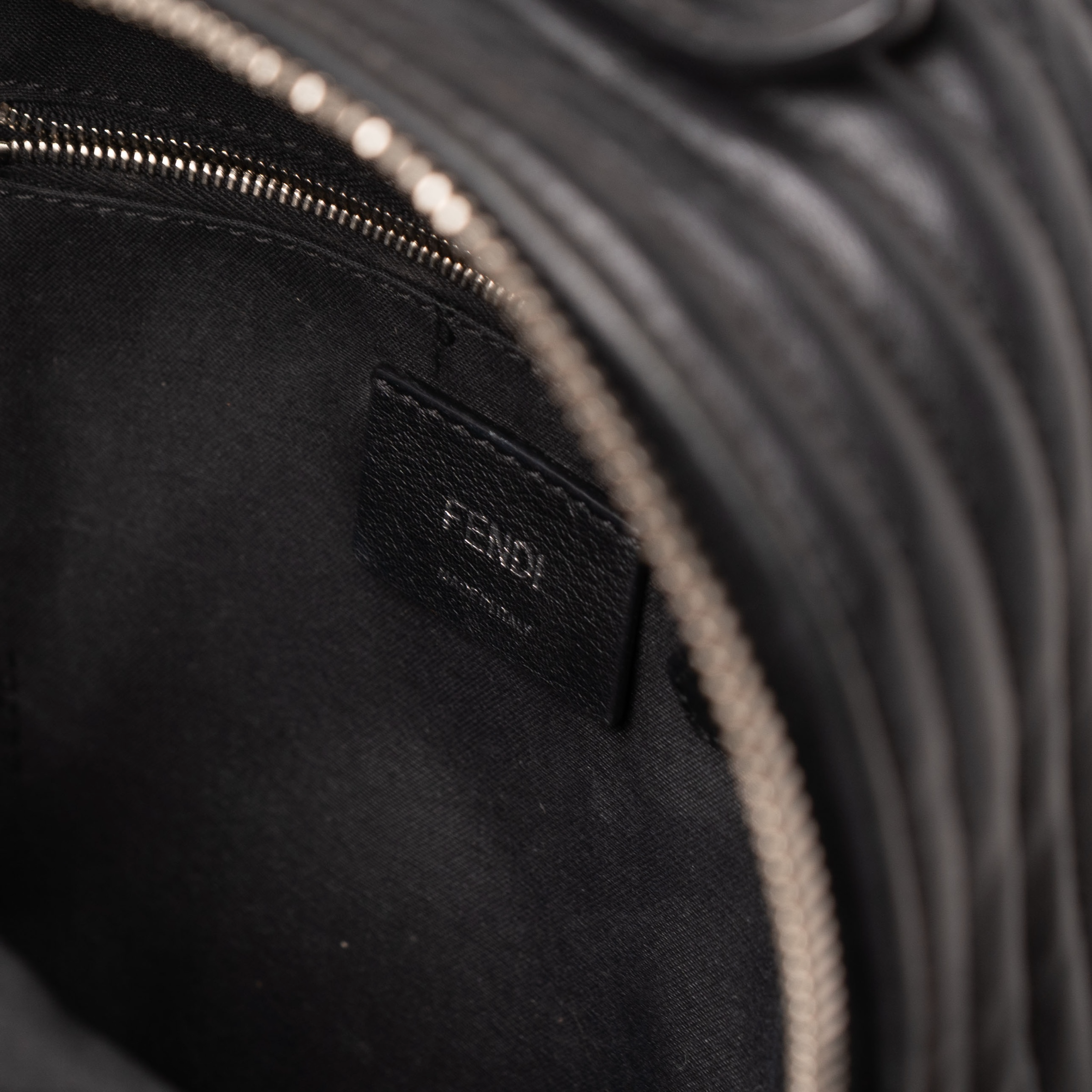 Authentic, Pre-owned Shiny Nappa Trapuntata Mini Backpack, Black