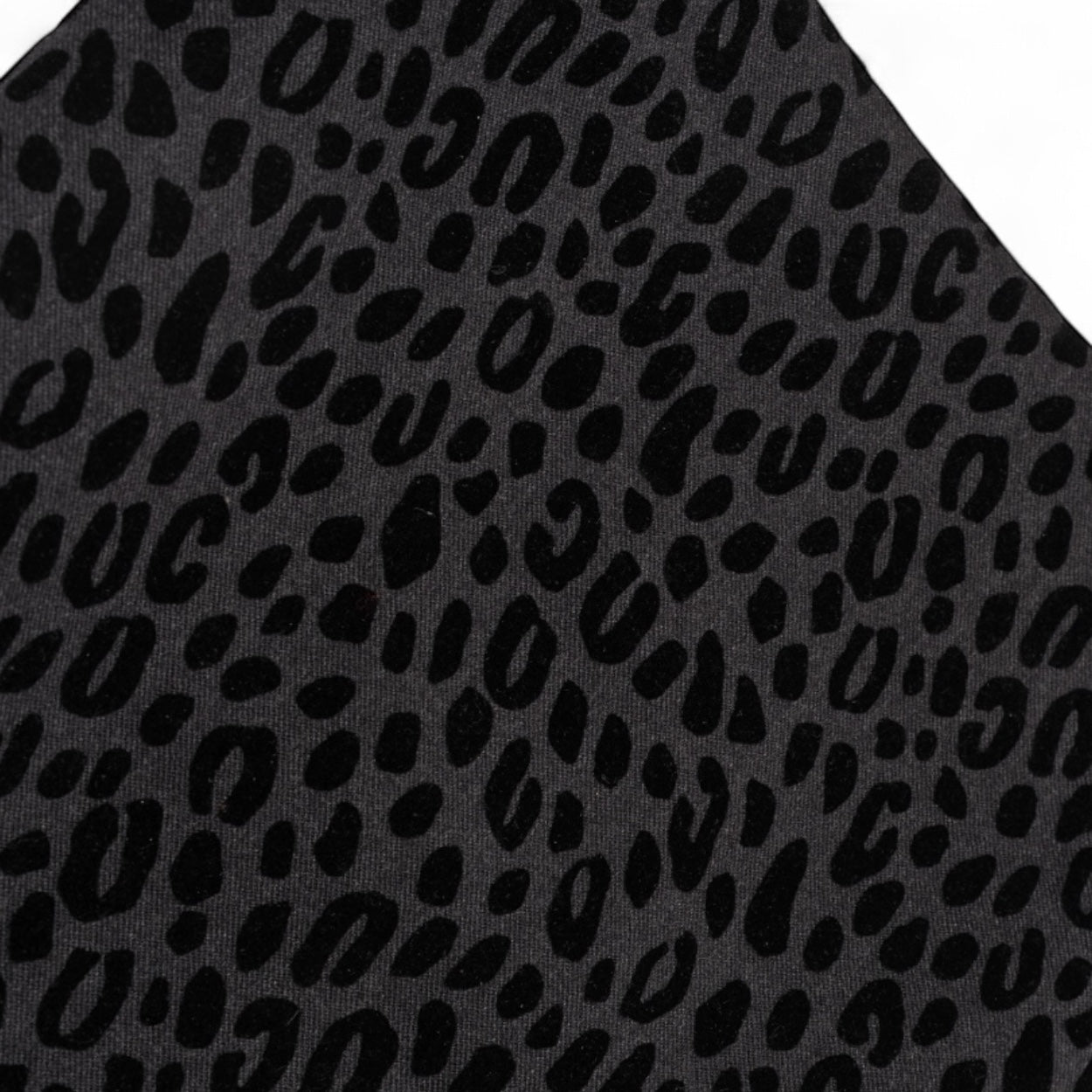 Authentic, Pre-owned Versace Cheetah Print Skirt, Black, EU 40