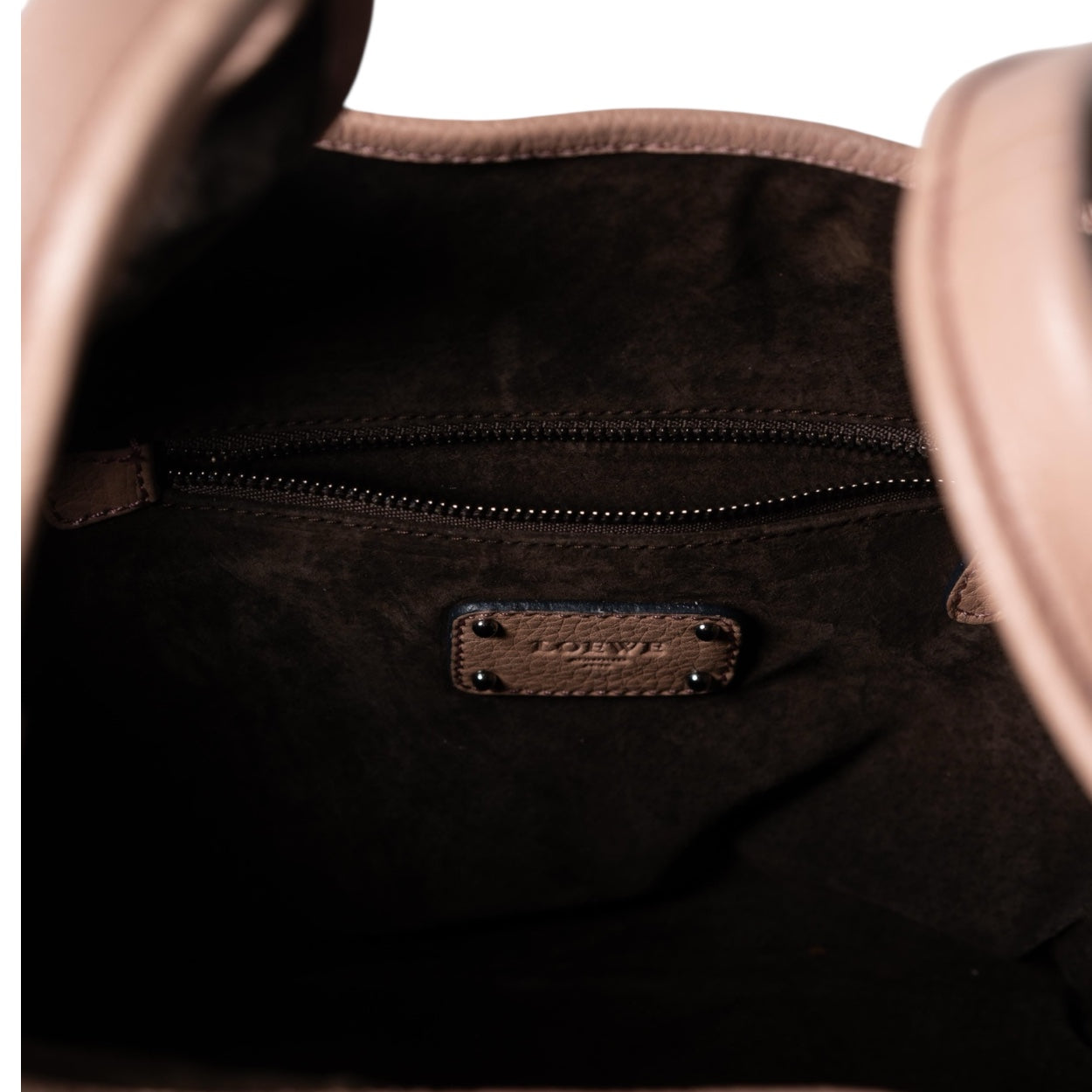 Authentic, Pre-owned Loewe Calle Lock Tote Bag, Rose