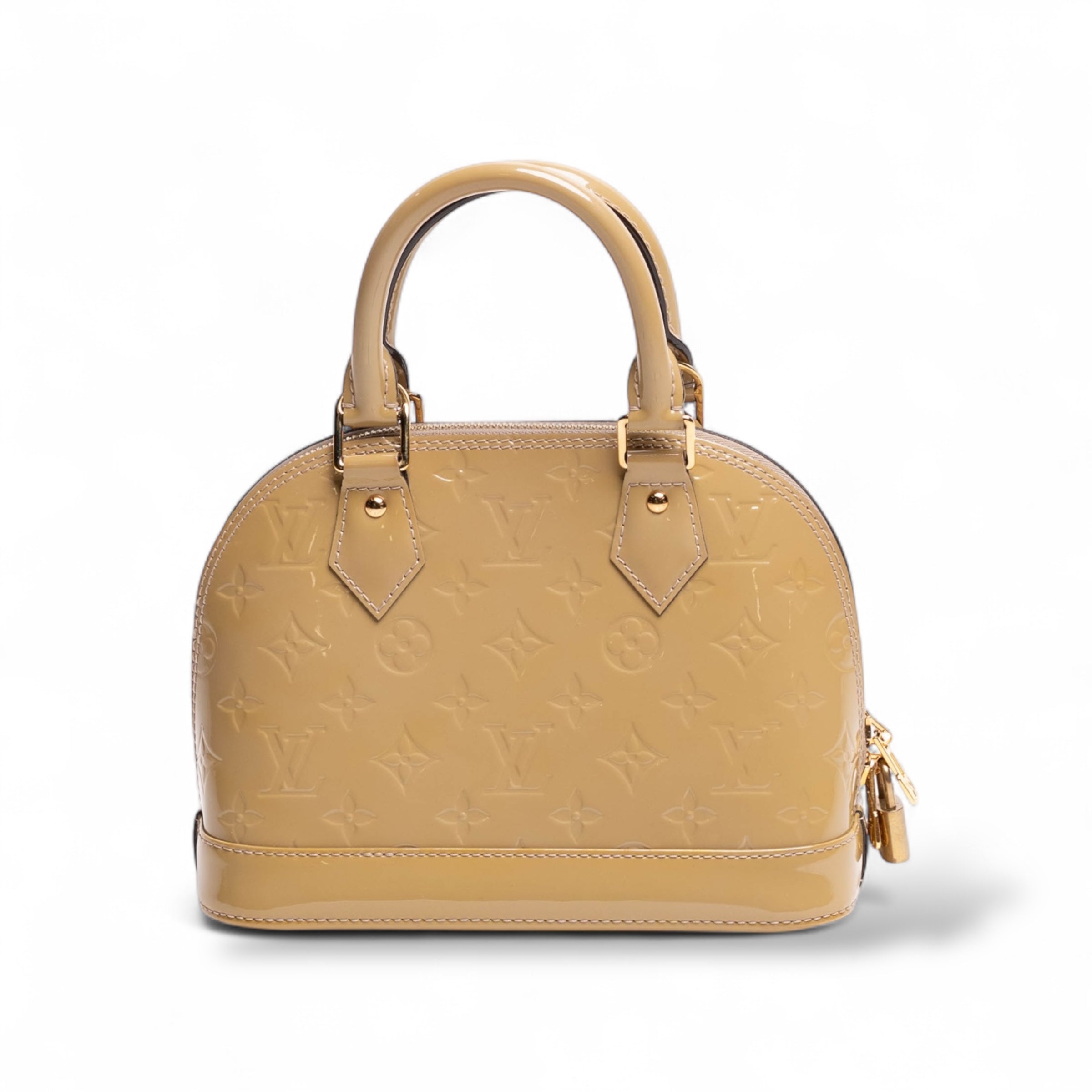 Authentic, Pre-owned Louis Vuitton Vernis Alma BB Bag, Green