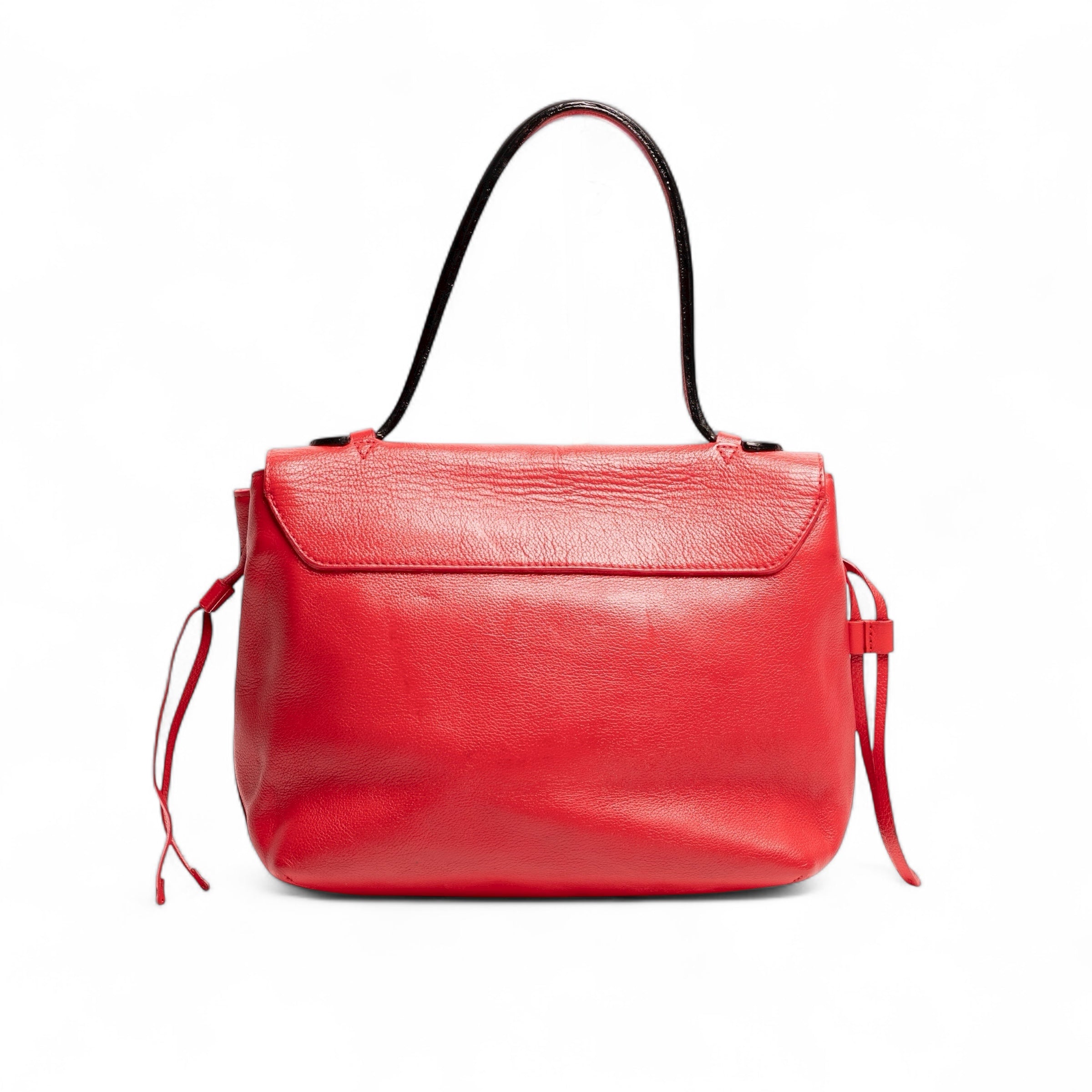 Authentic, Pre-owned Louis Vuitton Lockme Taurillon Bag, Red