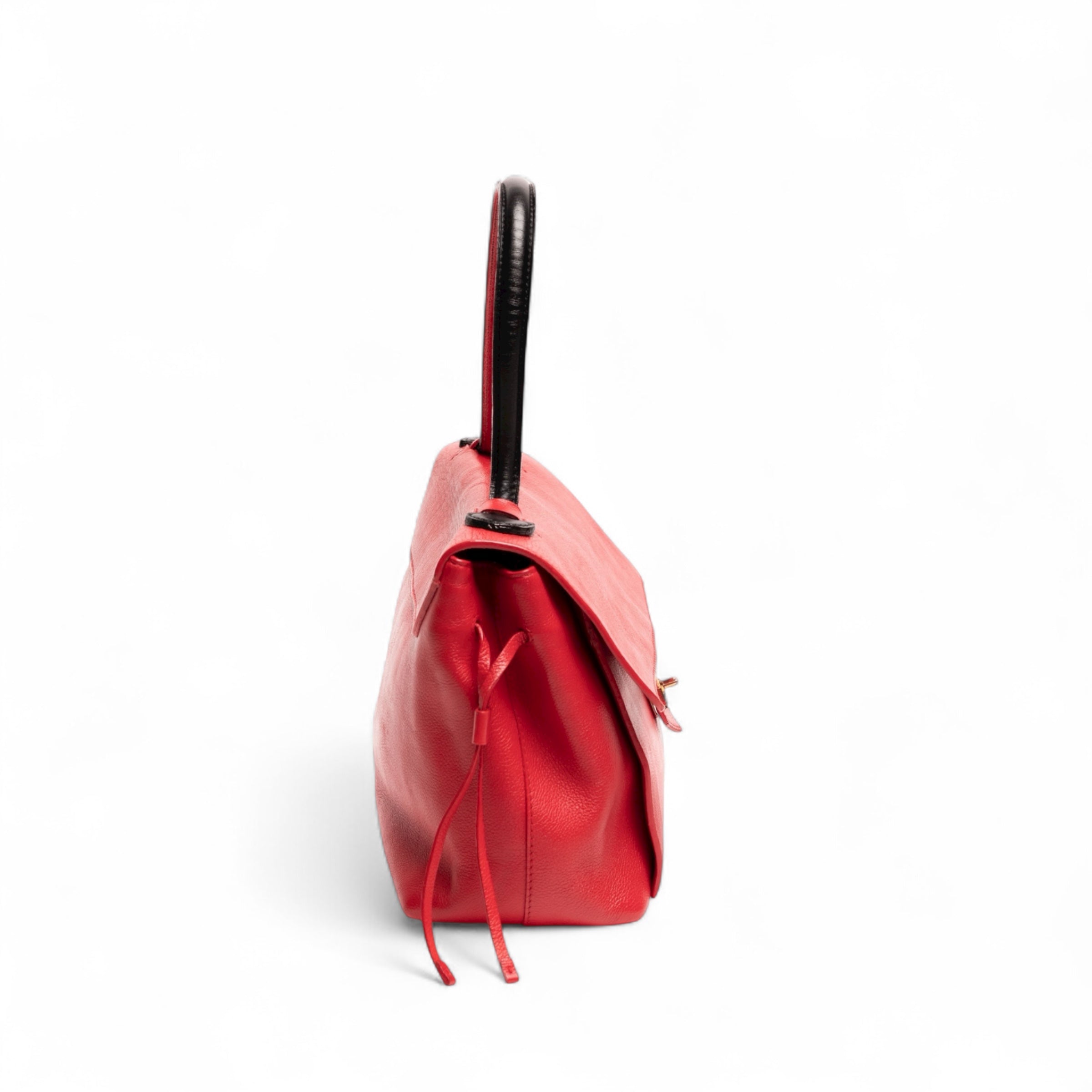 Authentic, Pre-owned Louis Vuitton Lockme Taurillon Bag, Red