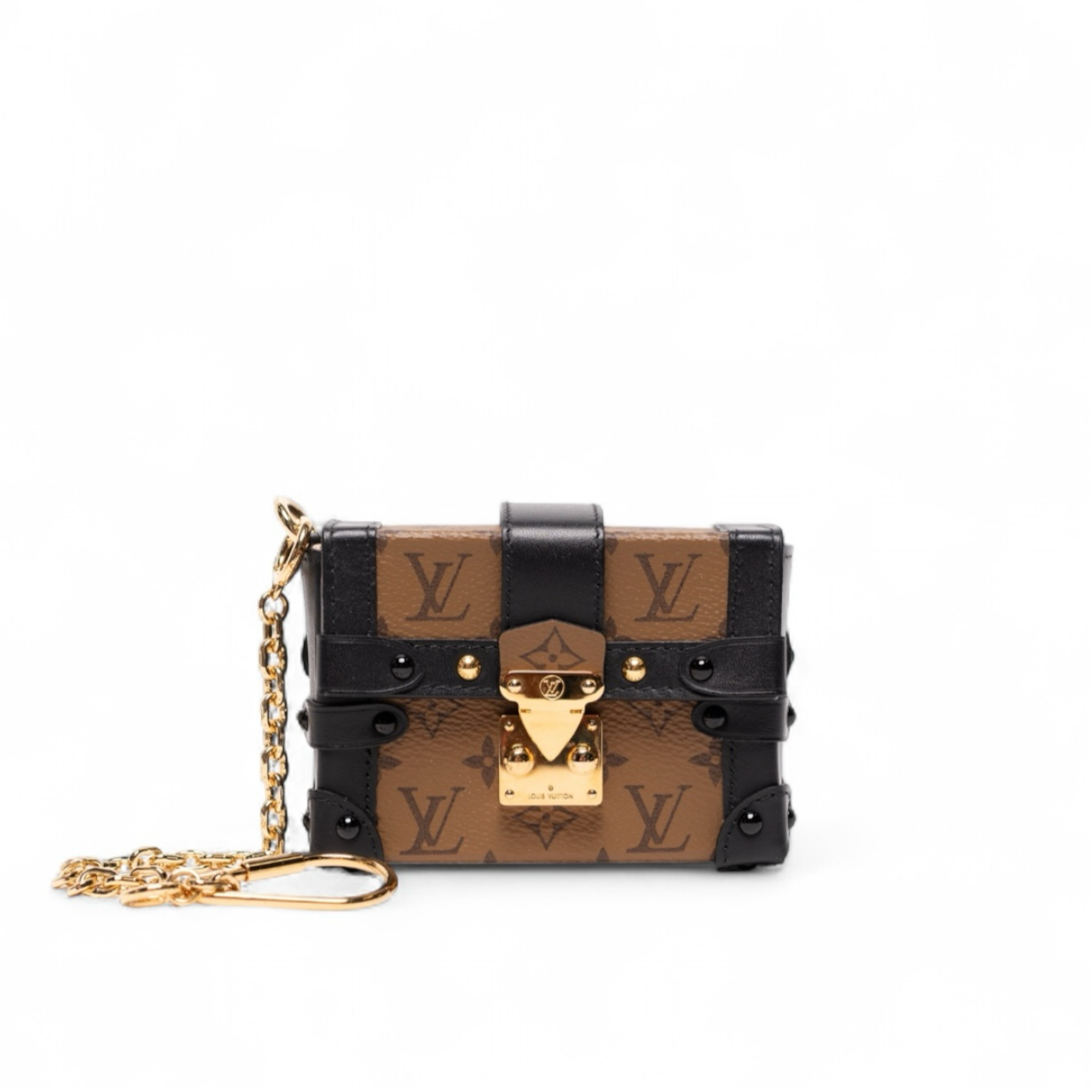 Louis Vuitton Monogram Reverse Essential Trunk Bag Anhänger/Armband