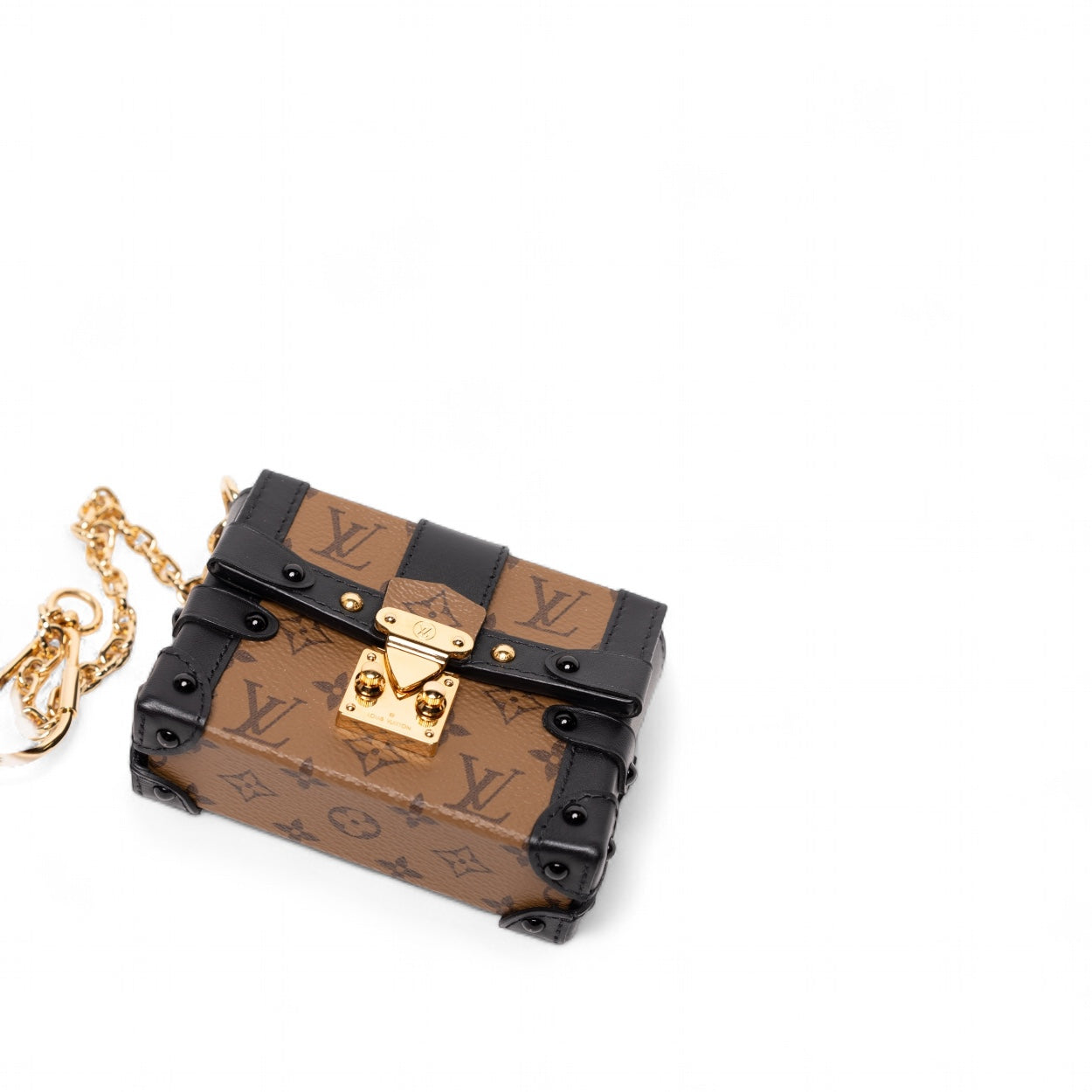 Louis Vuitton Monogram Reverse Essential Trunk Bag Anhänger/Armband