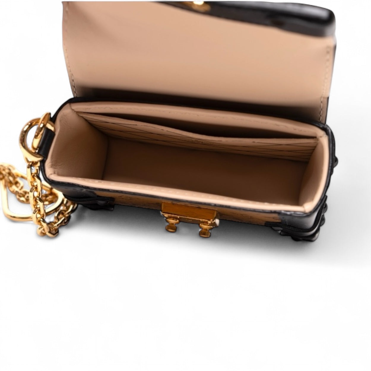 Louis Vuitton Monogram Reverse Essential Trunk Bag Anhänger/Armband