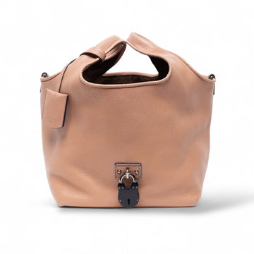 Authentic, Pre-owned Loewe Calle Lock Tote Bag, Rose