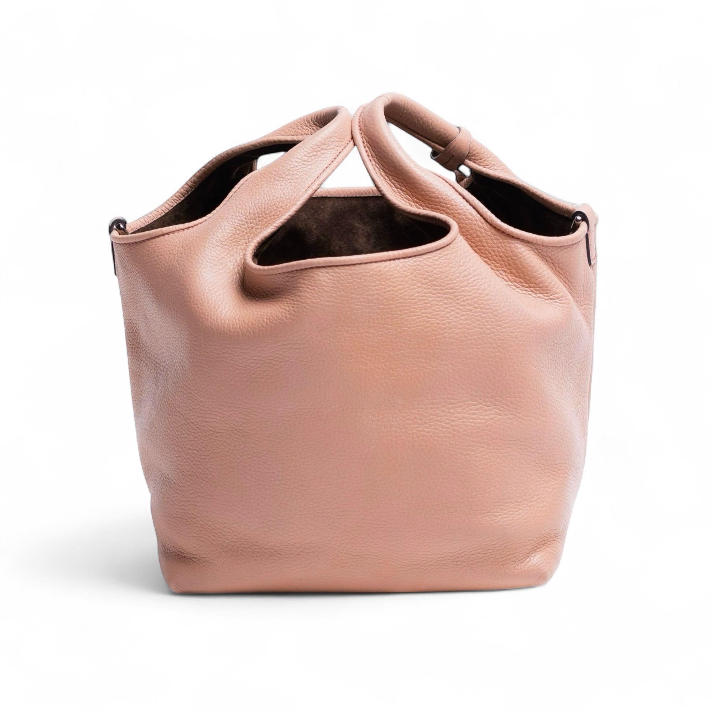 Authentic, Pre-owned Loewe Calle Lock Tote Bag, Rose