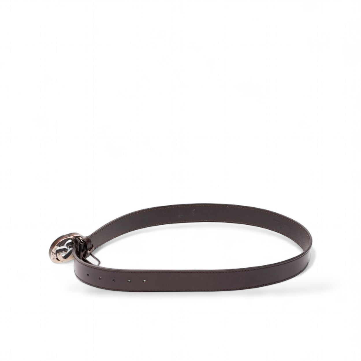 Gucci Unisex-Gürtel mit Holzmaserung und „GG“-Schnalle