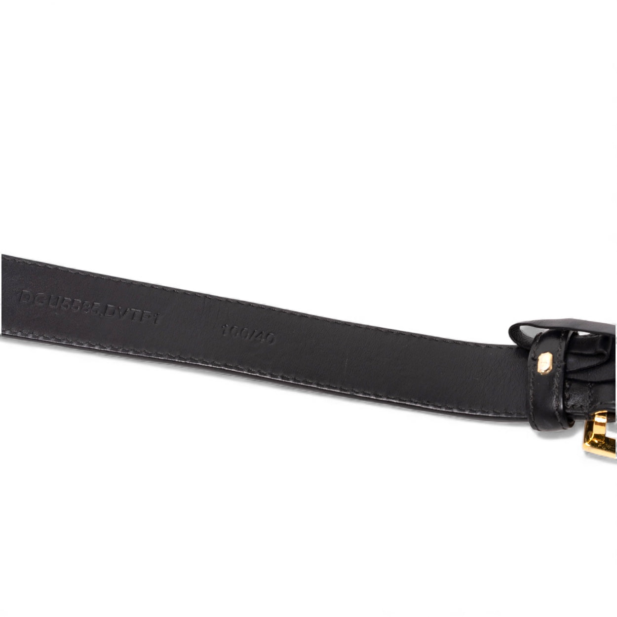 Versace La Medusa Zweifarbiger Gürtel, 100/40
