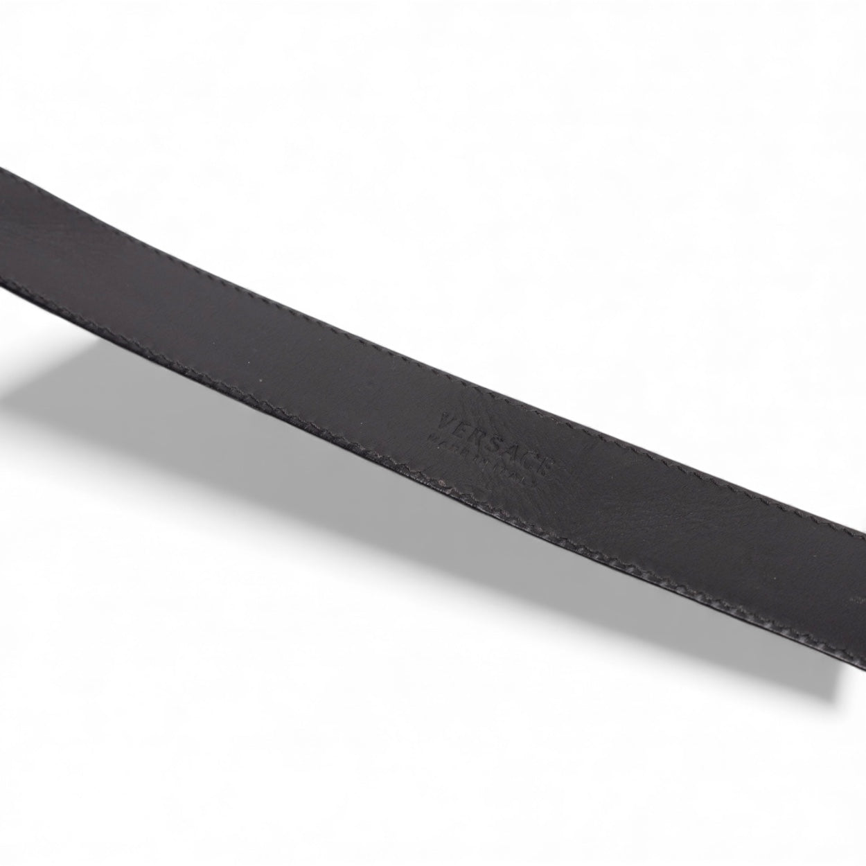 Versace La Medusa Zweifarbiger Gürtel, 100/40